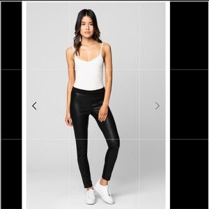 The Blaque Pant -Vegan Leather Skinny Leggings
